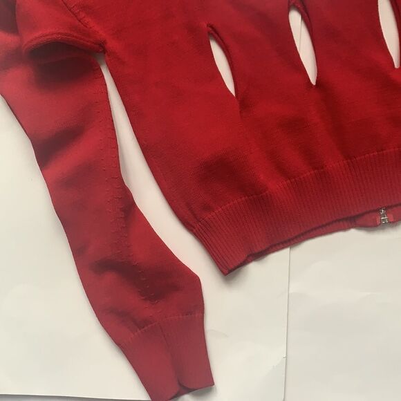 ❤️nwt Love Moschino Cropped Cut Out Zip Cardigan❤️ - Picture 12 of 12